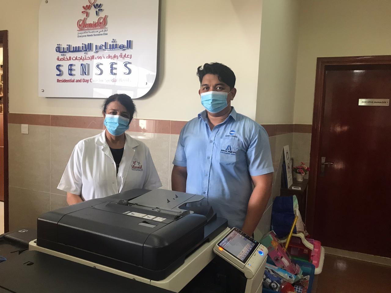 KM_donated_machine_to_Charity-school_June_2020